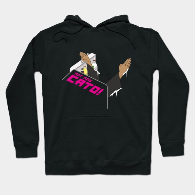 Pink Panther 'Not Now Cato' - Fridge Attack Hoodie by MoonwalkerInk